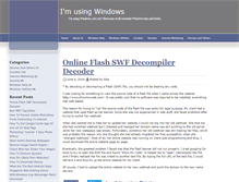 Tablet Screenshot of imusingwindows.com